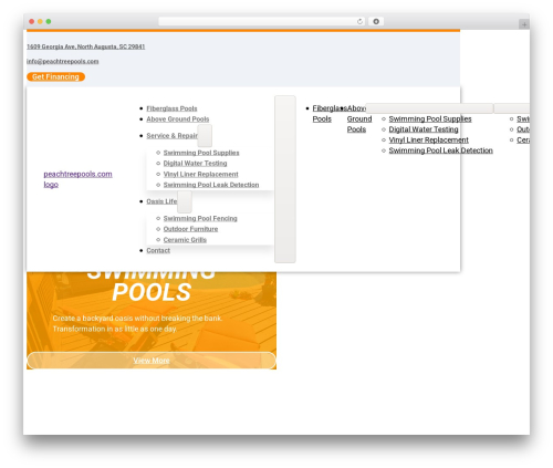 Bricks ultra WordPress plugin - peachtreepools.com
