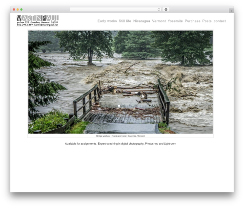 Wright WP theme - martinpaul.net