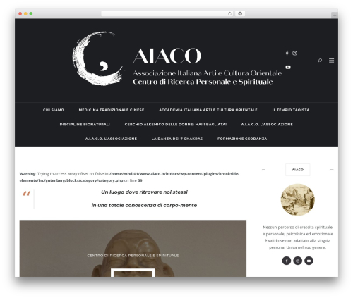 Brookside elements WordPress plugin - aiaco.it