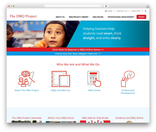 DBQ Framework Theme theme WordPress - dbqproject.com
