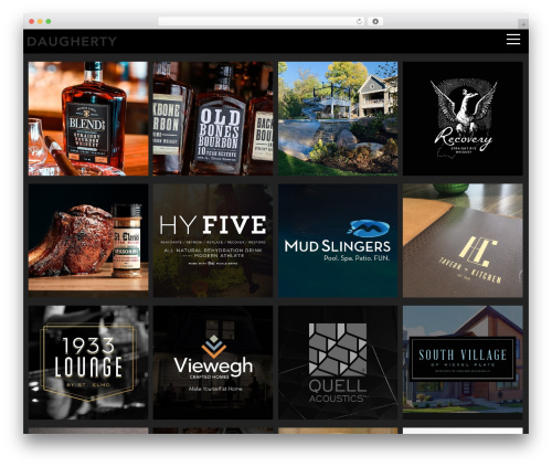 DD WordPress theme design - daughertydesign.com