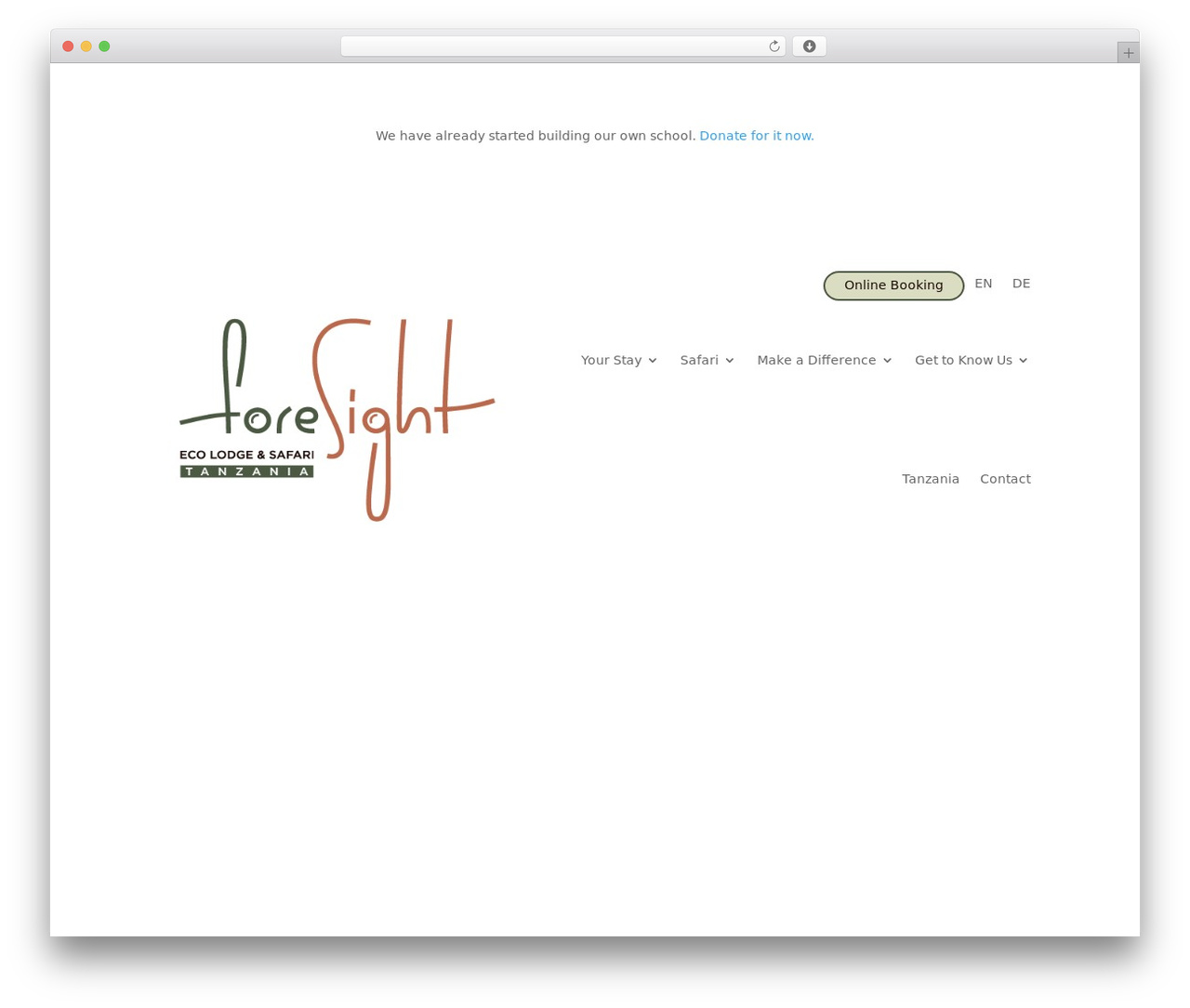 Divi WordPress theme - foresight-lodge.com