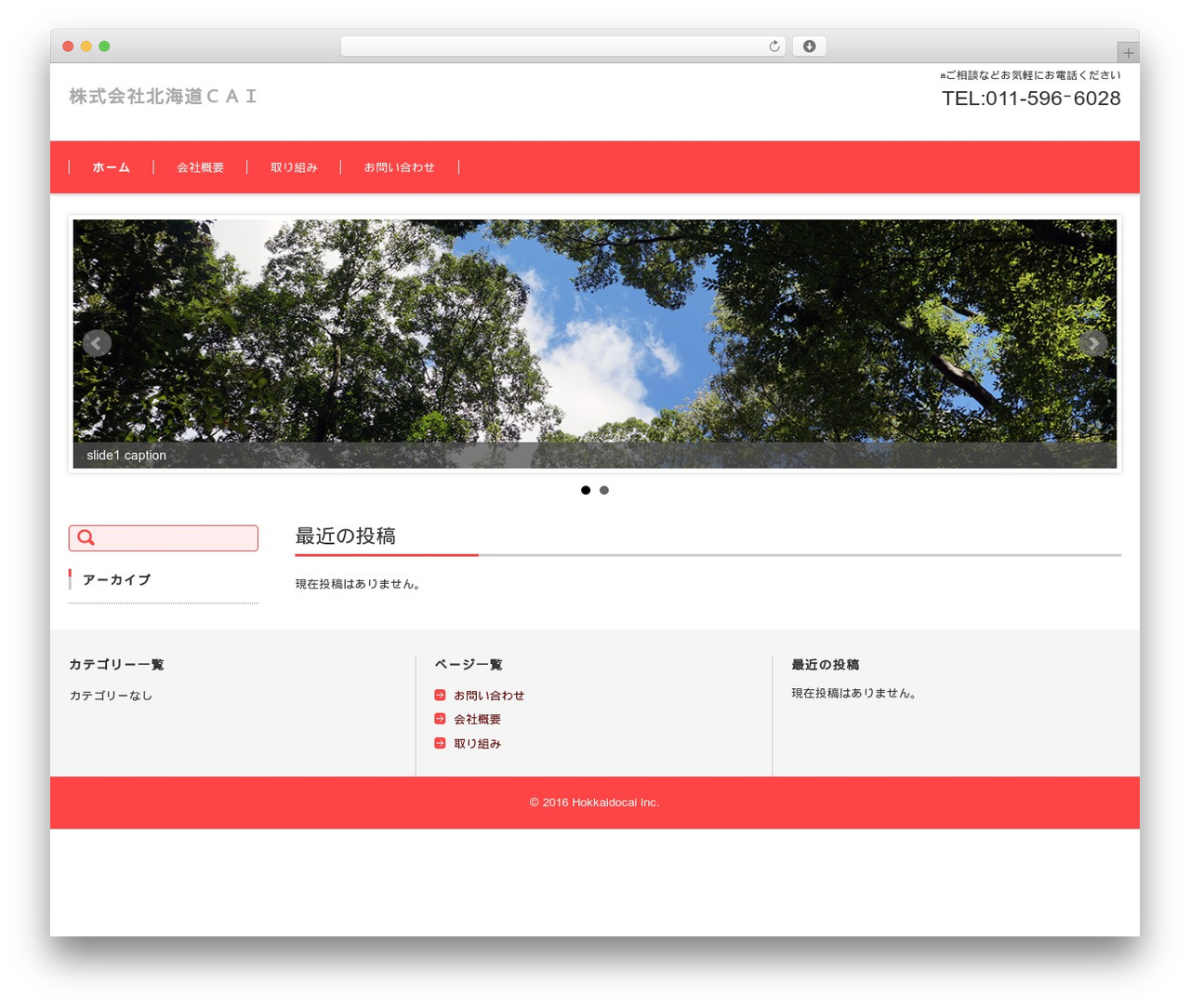 FSV002WP BASIC CORPORATE 04 (PINK) WordPress theme - hokkaido-cai.com