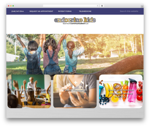 Genesis WordPress theme - endocrinekids.com