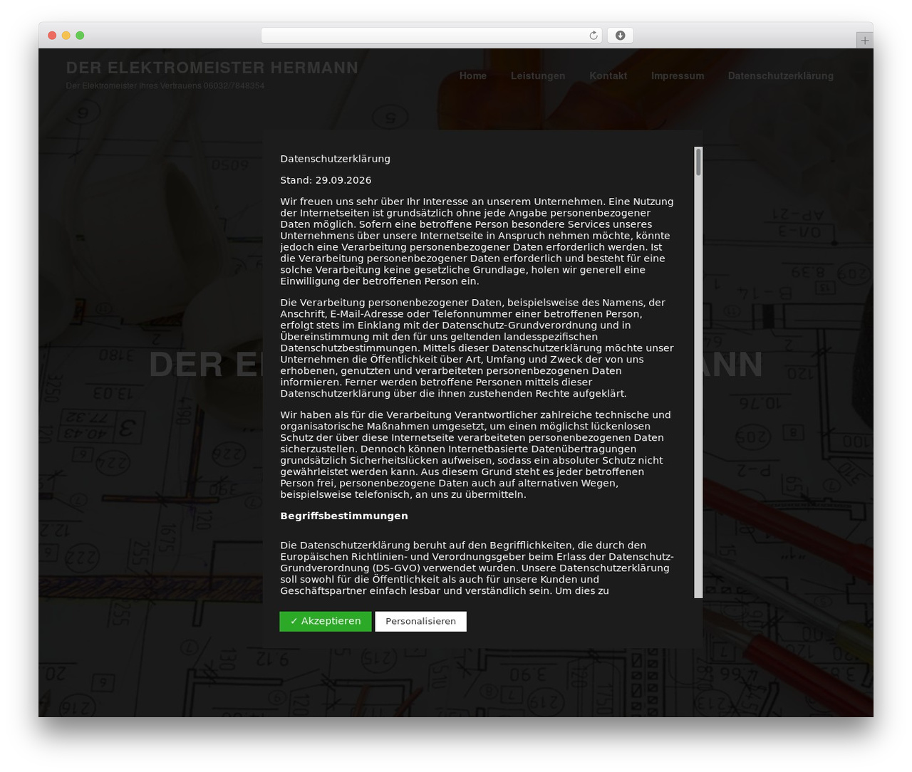 Screenr WordPress theme design - der-elektro-meister.de Screenr WordPress theme design - der-elektro-meister.de