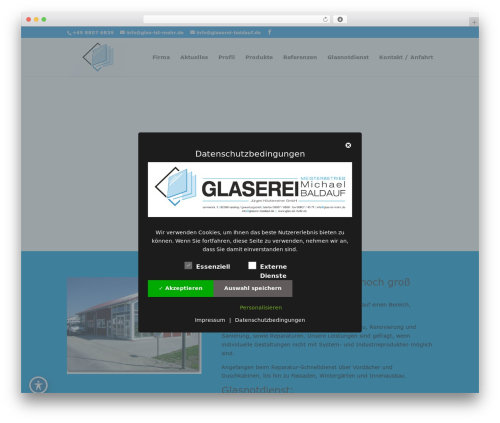Dsgvo all in one for wp pro WordPress plugin - glas-ist-mehr.de
