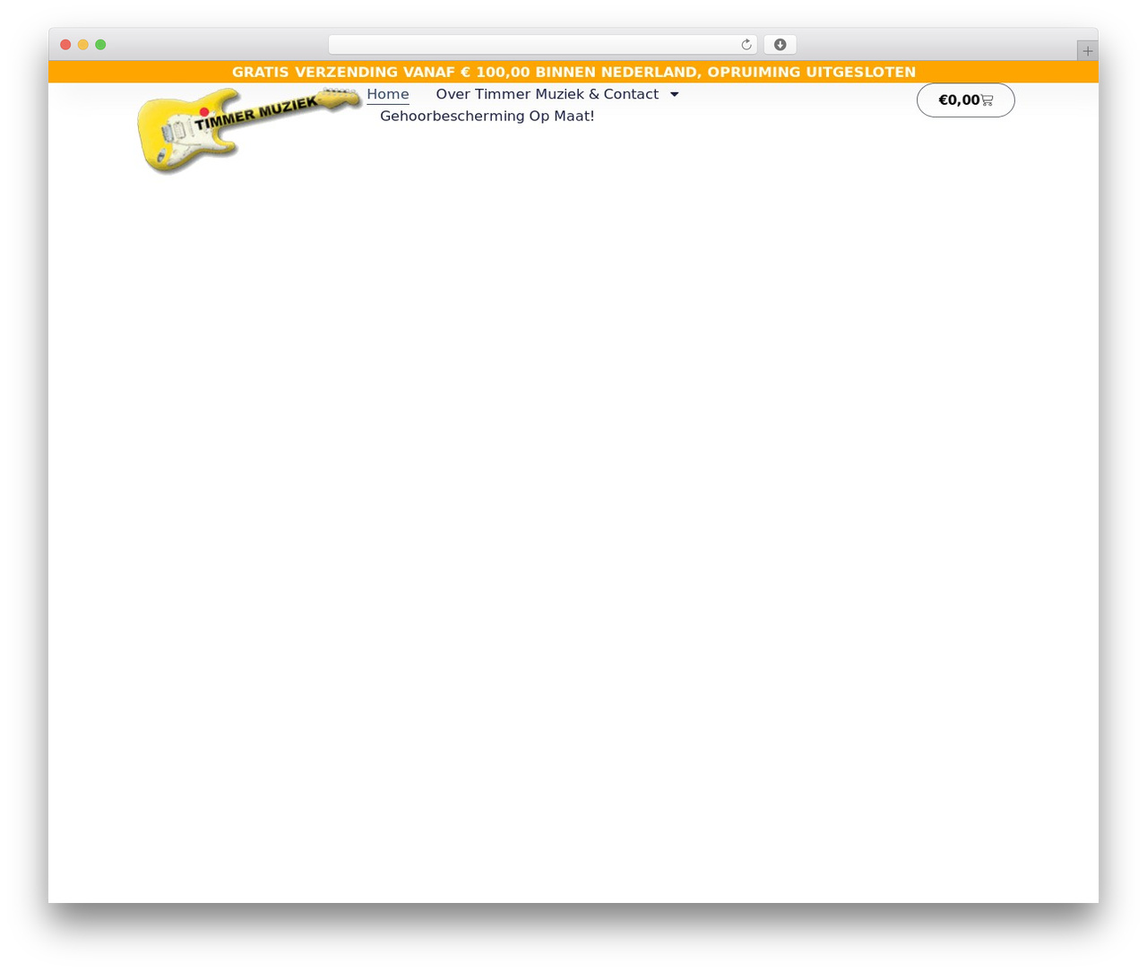 WordPress theme Hello Elementor - timmermuziek.nl