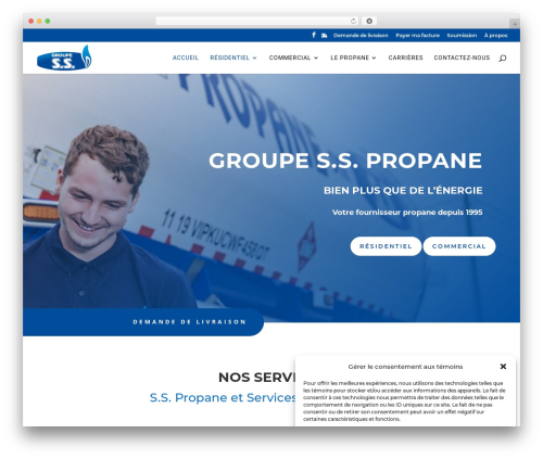 WordPress theme Propane SS - ssinc.ca