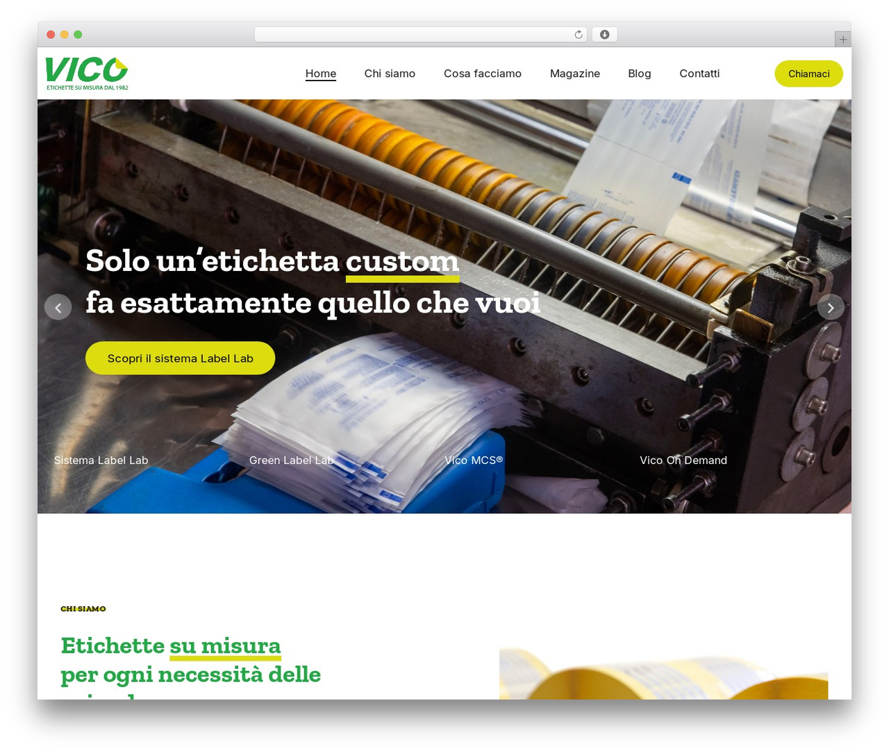 WordPress theme Startbox - vicoetichette.it
