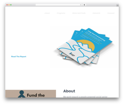 WordPress theme Thrive Theme Builder - fundthepeople.org