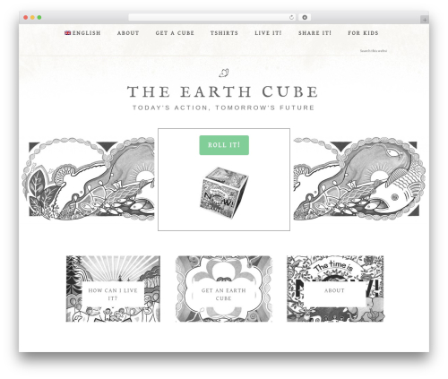 WordPress website theme Market Theme - theearthcube.org