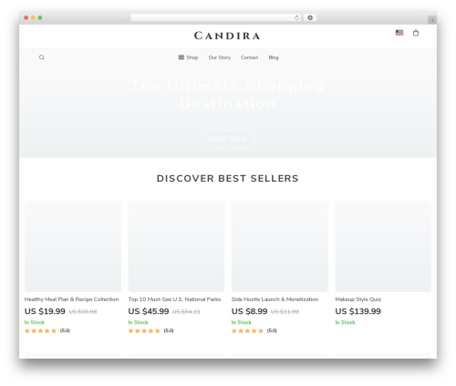 Botticelli theme WordPress - candira.shop