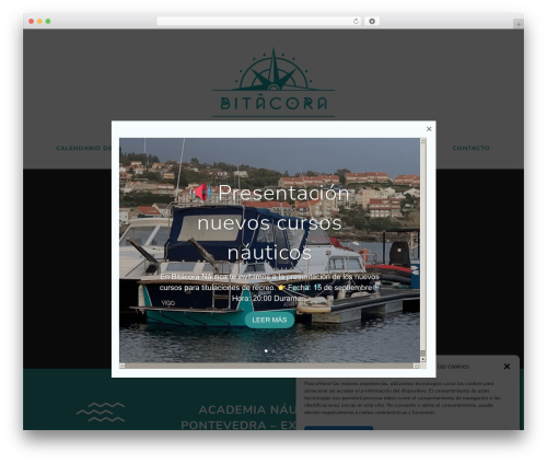 Cactus WordPress theme - bitacoranautica.com