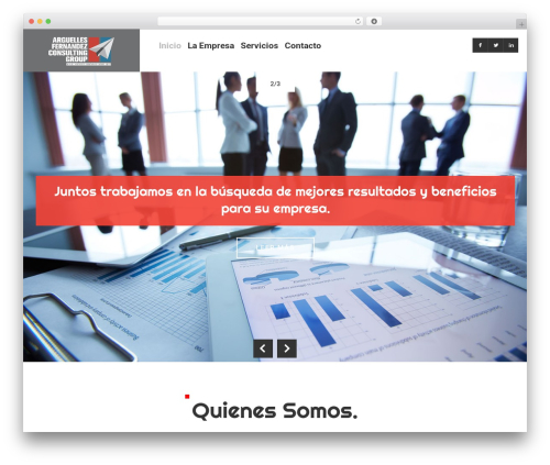 Cherry Framework premium WordPress theme - arguellesconsultingroup.com