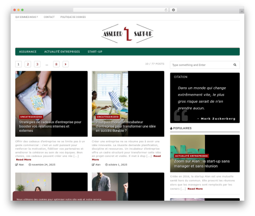 MagOne theme WordPress - assurerunestartup.com