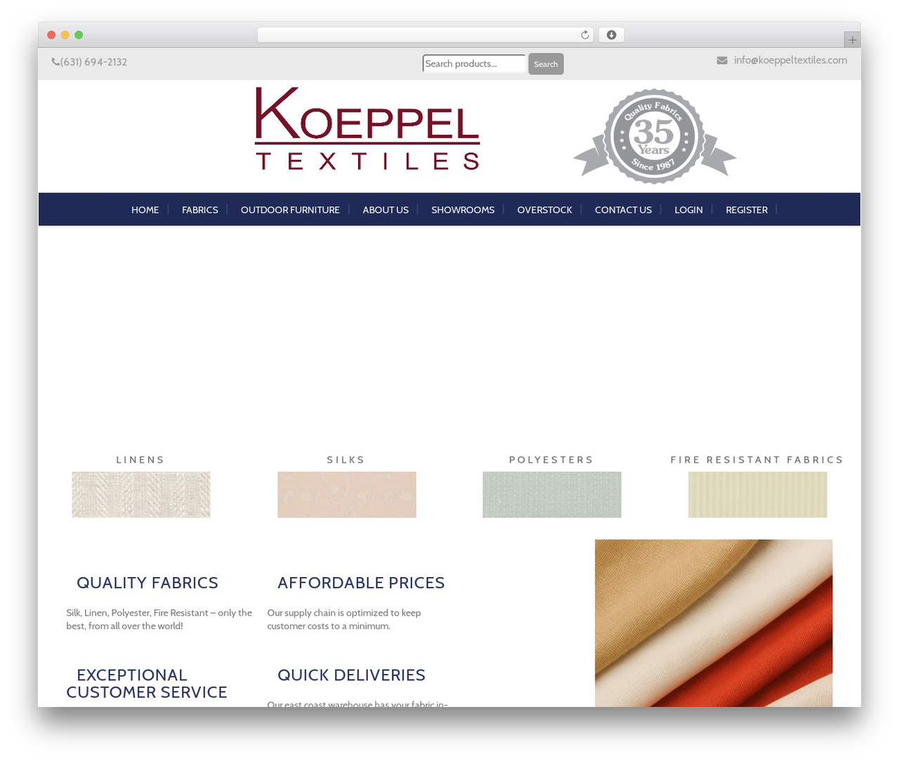 Modality Pro WP theme - koeppeltextiles.com