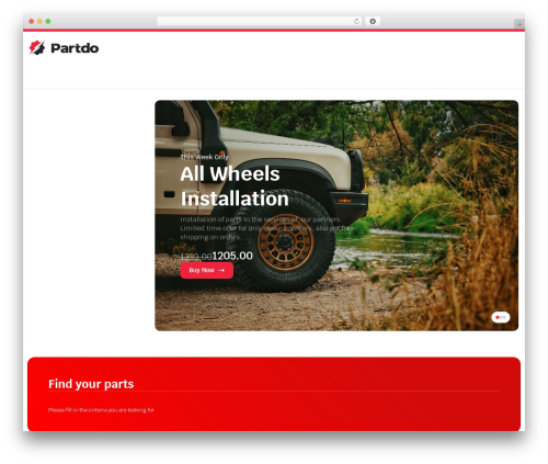 Partdo core WordPress plugin - dirtysouthwheels.com