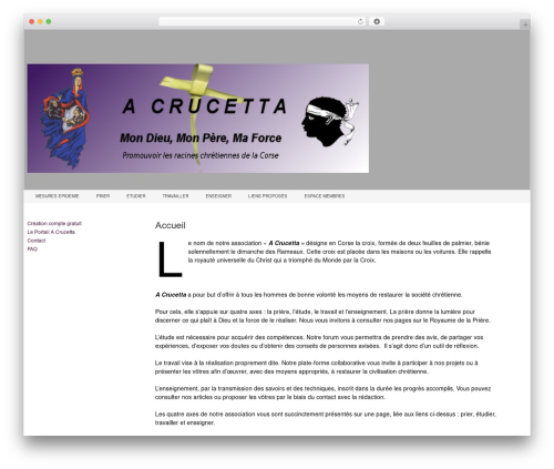 WordPress theme Exray - a-crucetta.fr WordPress theme Exray - a-crucetta.fr
