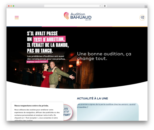 WordPress theme Audition Bahuaud - audition-bahuaud.fr