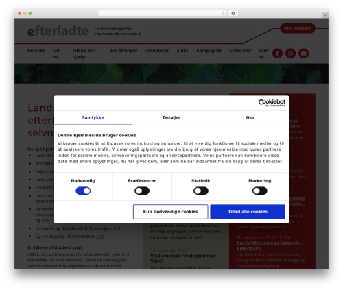 WordPress theme Efterladte - efterladte.dk