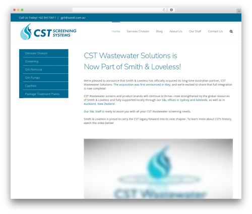 Aguru Avada 7 Basic Child WordPress website theme - cstwastewater.com