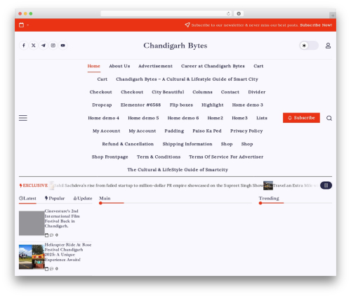 Blogsy WordPress theme free download - chandigarhbytes.com Blogsy WordPress theme free download - chandigarhbytes.com