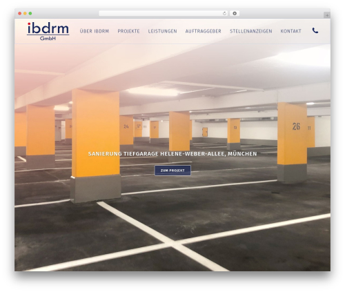 Bridge premium WordPress theme - ibdrm.de