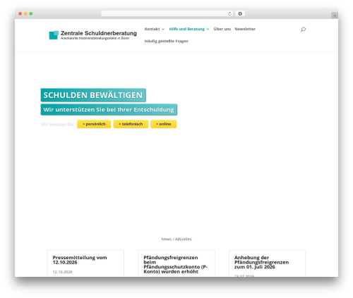 Divi WordPress theme - schuldnerberatung-bonn.de