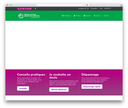 Divi WordPress theme - ise-fermetures.fr