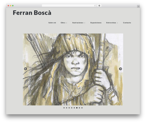 Drape WordPress theme design - ferranbosca.com Drape WordPress theme design - ferranbosca.com