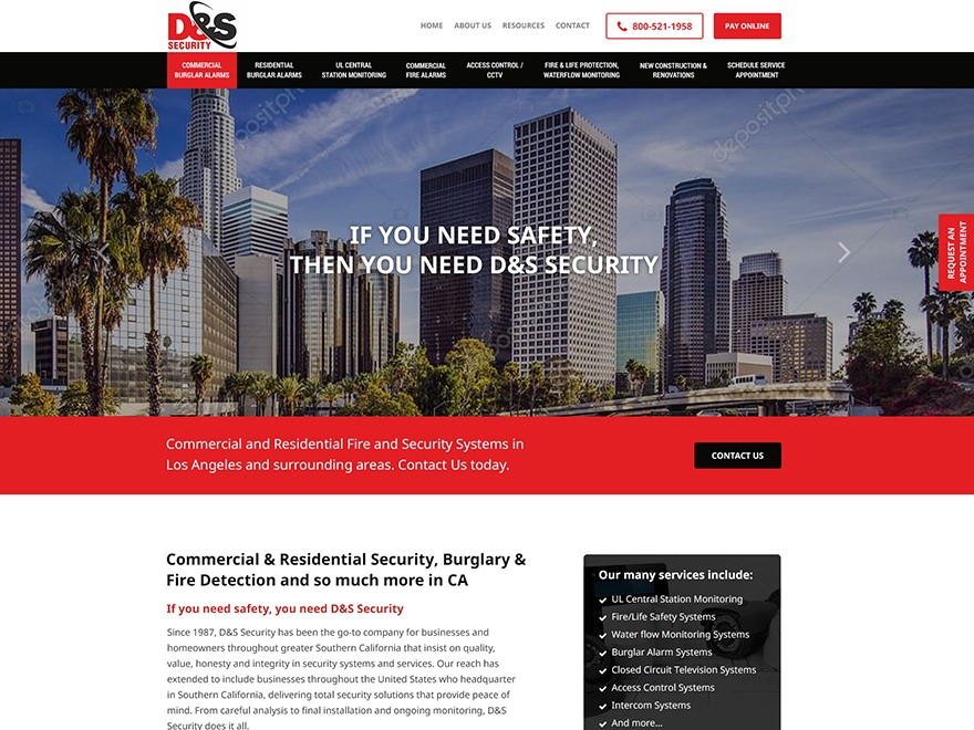 DSSecurity theme WordPress by American Creative