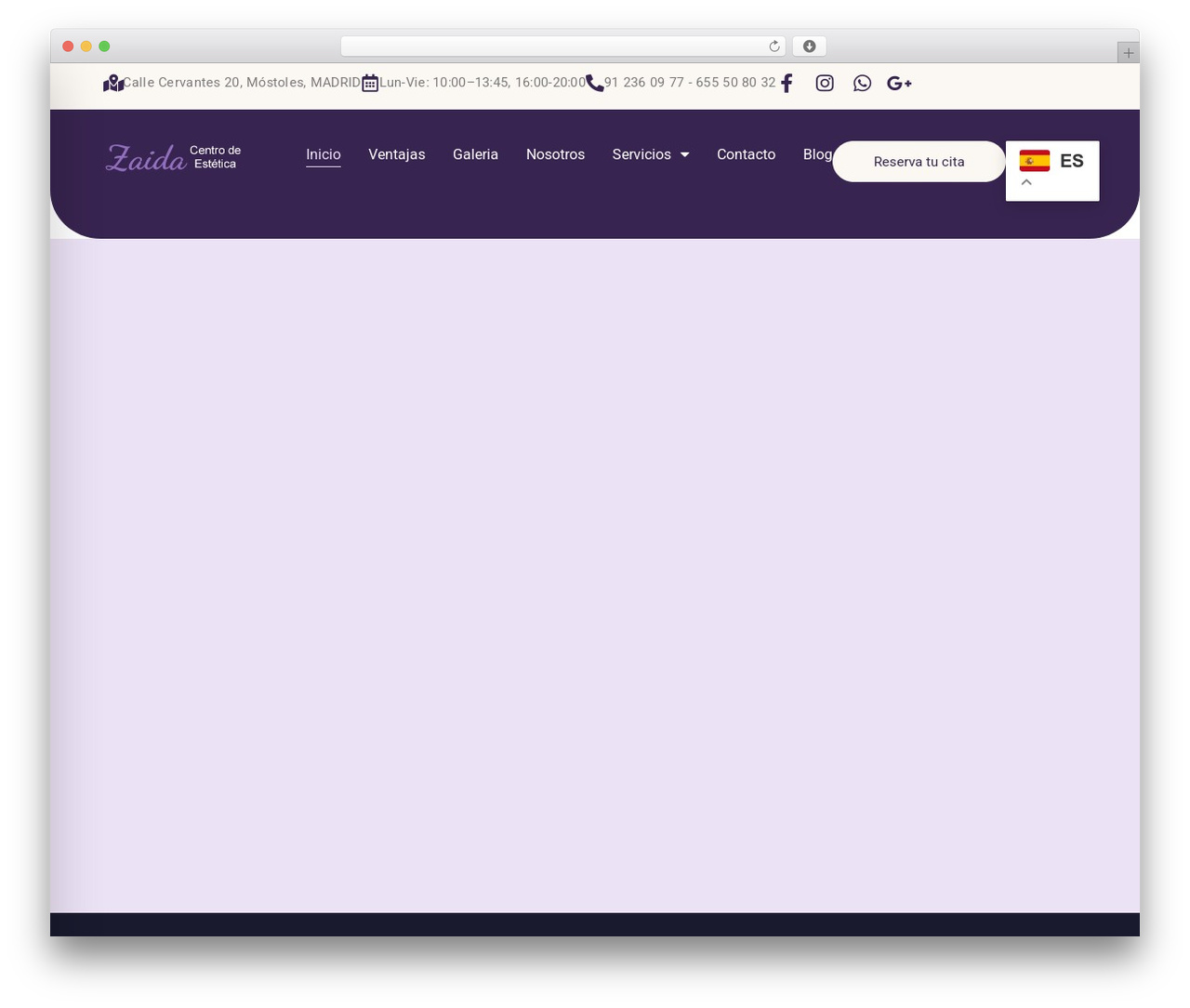 Edem WordPress theme - esteticazaida.com Edem WordPress theme - esteticazaida.com