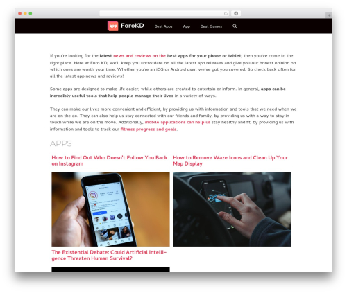 GeneratePress WordPress theme - forokd.com
