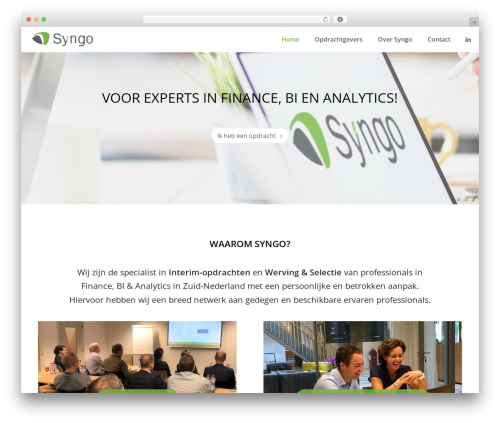 Lambda WordPress theme for business - syngo.nl