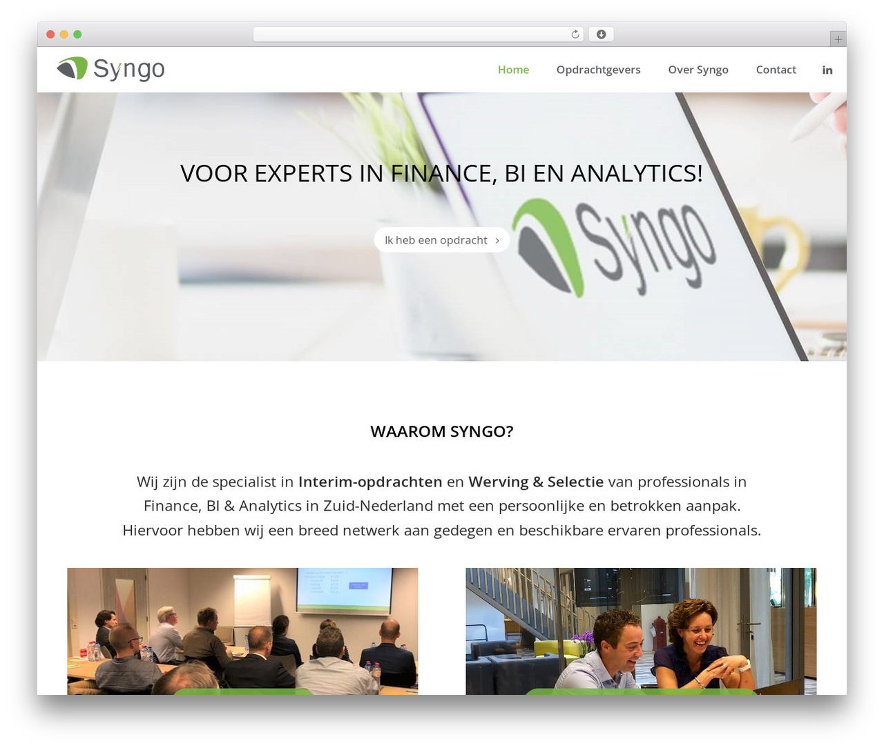 Lambda WordPress theme for business - syngo.nl