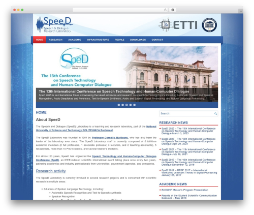 Learner WordPress theme - speed.pub.ro