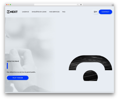 Next WordPress theme design - next-detectives.ch