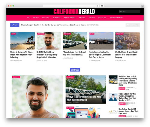 Zox alp WordPress plugin - californiaherald.com