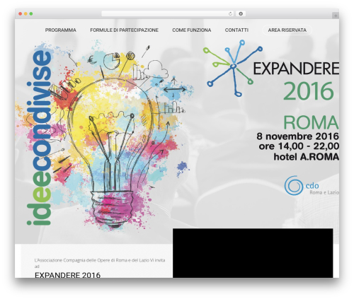 Plan UP WordPress theme - expandereromaelazio.it