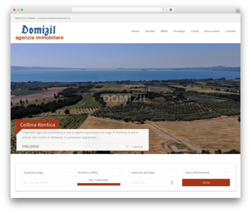 Realty WordPress theme - immobiliaredomizil.it