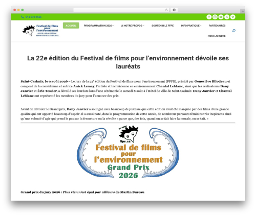 The7 Classic theme WordPress - ffpe.ca