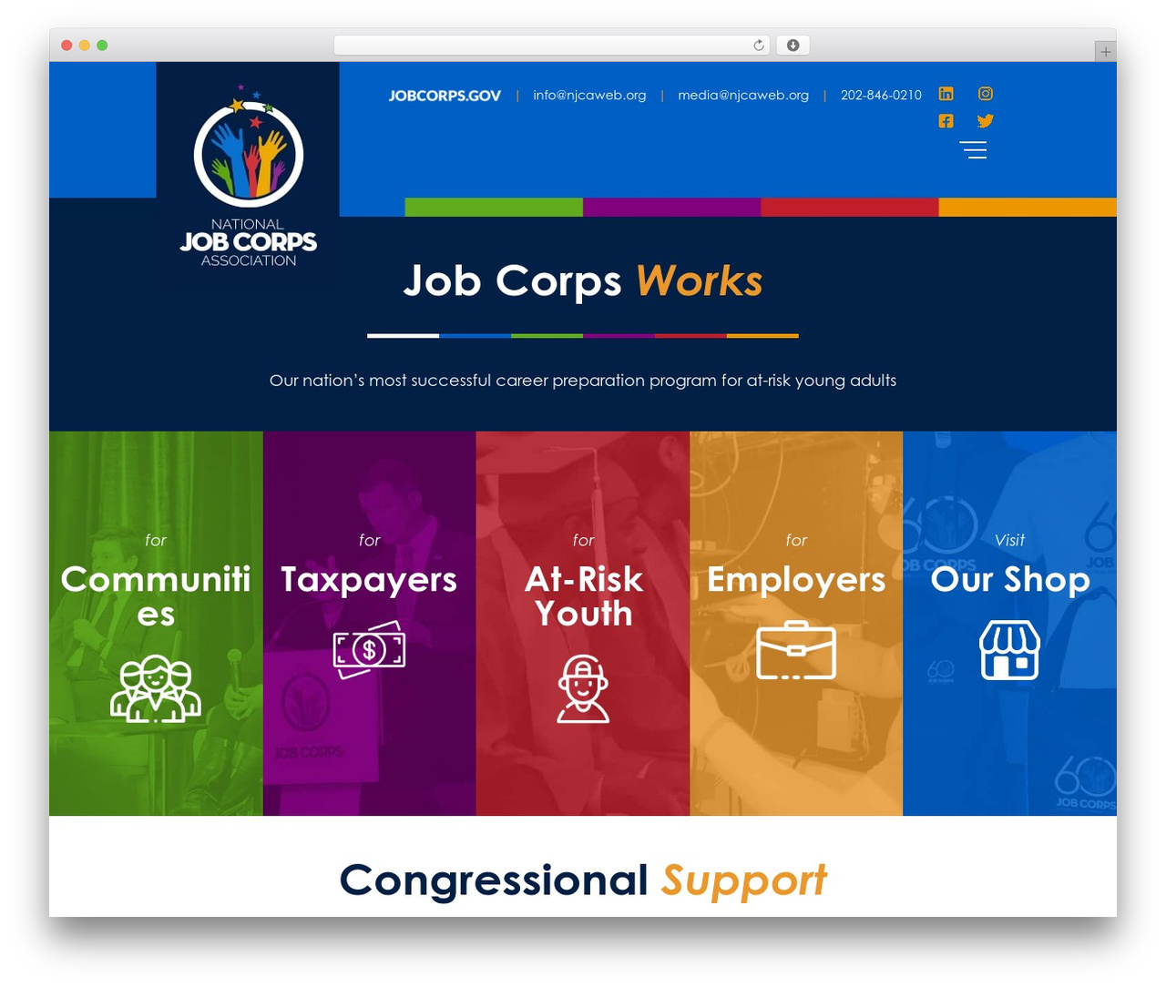 Theme WordPress Divi - njcaweb.org