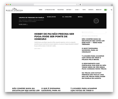 Theme WordPress soledad - blogdaaventura.com