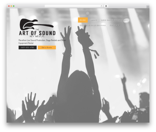 ui8 theme WordPress - theartofsoundkw.com
