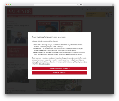 WordPress theme Valstybė - valstybe.eu