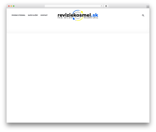 WordPress theme componentz - reviziekosmel.sk