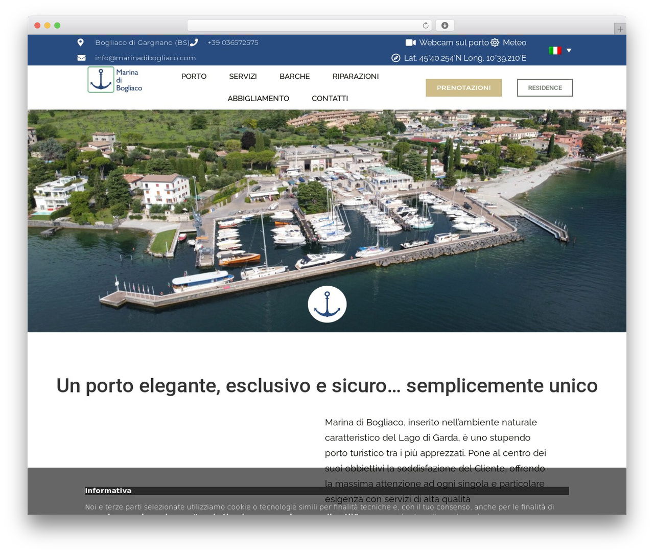 WordPress theme Hello Elementor - marinadibogliaco.com