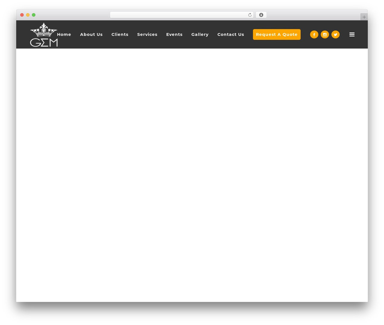 WordPress website theme Bridge - gaslampevent.com