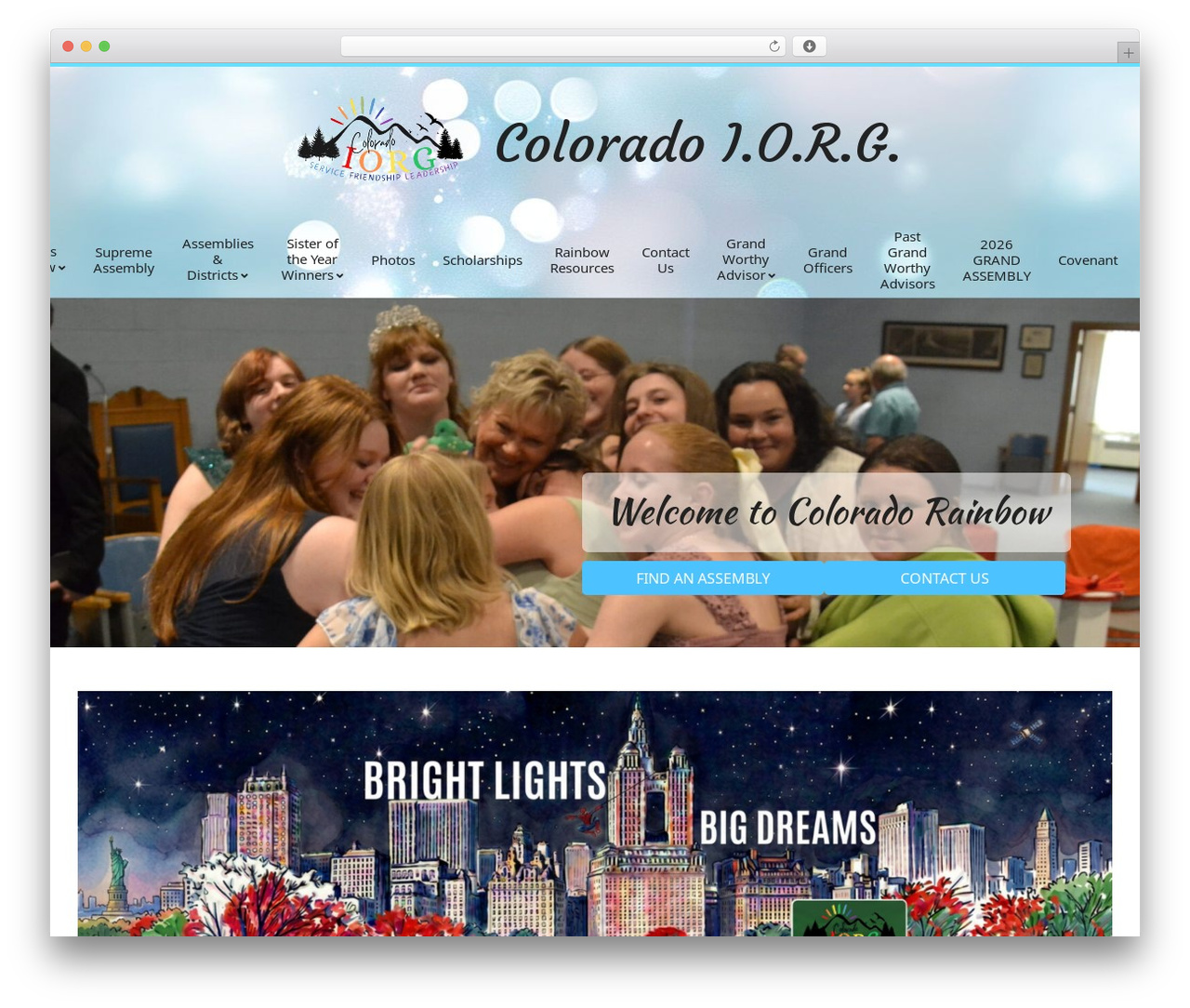 WordPress website theme Nirvata - iorgcolorado.org