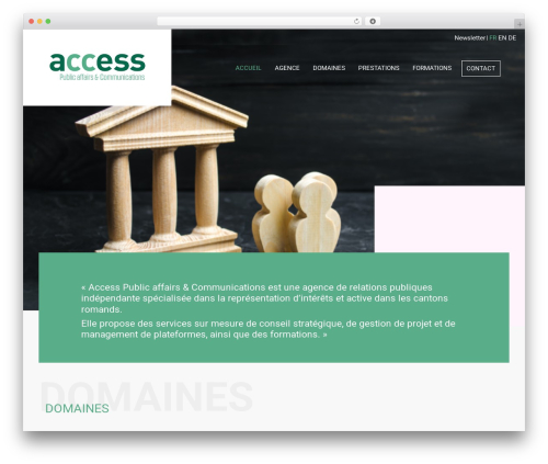 WP Bootstrap Starter WordPress theme - access-pac.com